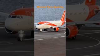 EasyJet takeoff at Madeira Airport [upl. by Davida224]