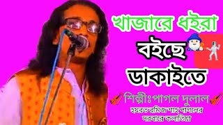 খাজারে ধনিরা বইছে ডাকাইতেশিল্পীঃপাগল দুলাল🎻khajare dhoira boiche dakaitesingre pagol dulal🎻 [upl. by Aliahkim]