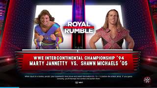 WWE Royal Rumble 1993 Match 3 Shawn Michaels vs Marty Jannetty [upl. by Laup]