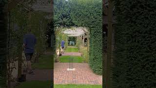 Cricket Rose Garden Old Vicarage Grantchester cambridge UK July 2024 villagelife sports [upl. by Aratnahs]