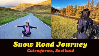 The BREATHTAKING SNOW ROAD JOURNEY  Cairngorms  Scotland [upl. by Yatzeck571]