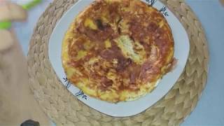 İSPANYOL OMLETİ NASIL YAPILIR Tortilla de Patata Espanola [upl. by Darnell]