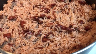 JAMAICAN RICE amp PEAS RECIPE MY VERSION  BEGINNER FRIENDLY [upl. by Mcgaw]