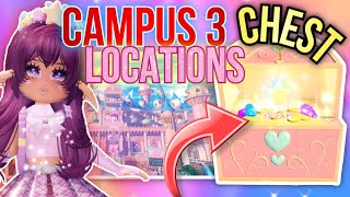 ALL CHEST LOCATIONS UPDATED FOR SUMMER 2023 6000 DIAMONDS amp ACCESSORIES 🏰 Royale High Guide [upl. by Melvina]