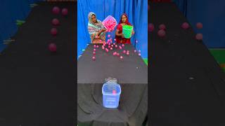 Aunty Vs Mom Ping Pong Ball Roll Challange games shorts [upl. by Noslen]