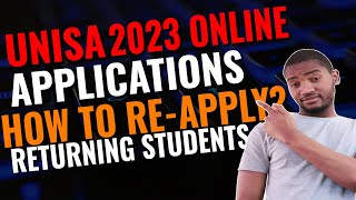 Returning Students  How to reapply at UNISA for 2023  UNISA online applications [upl. by Alahcim]