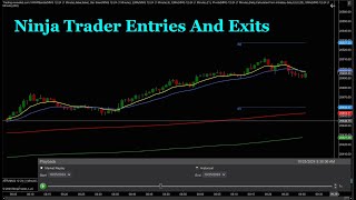 Ninja Trader Entries And Exits [upl. by Harret]