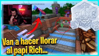 ¡ElRichMC EN0JADO  CABR3ADO ¿Llora ELITECRAFT 3 MEJORES MOMENTOS  PermaElite [upl. by Ynohtn]