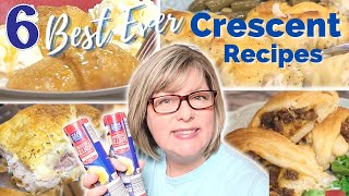 6 BEST Crescent Roll Recipes I’ve EVER Made  Quick Easy Budget Friendly Crescent Roll Recipes [upl. by Hayman535]