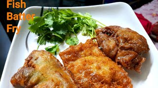 Kolkata style Fish Batter Fry How to make Fish Batter Fry Crispy Fried Fish Foodies Lane [upl. by Eilis411]