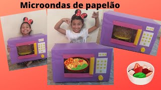 Como fazer microondas de papelão [upl. by Drawoh162]