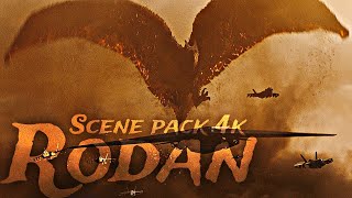 Titanus Rodan  Godzilla KOTM Scene Pack 4k  wsharpened [upl. by Zel]