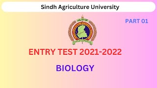 SINDH AGRICULTURE UNIVERSITY ENTRY TEST  SAU Tando Jam entry test  Past papers  entry test [upl. by Drarreg]