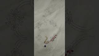 hand embroidery bed sheet design [upl. by Innavoig]