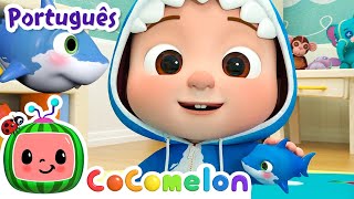 Bebê tubarão Baby Shark  Cocomelon em Português  Desenhos Animados e Músicas Infantis [upl. by Walford]