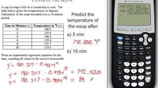 Exponential Regression [upl. by Amelina]