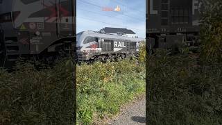 Ein Stadler Eurodual mit Containerzug fährt bei Schifferstadt Süd vorbei 🤩 likeandsubscribe [upl. by Ahsiuqram]