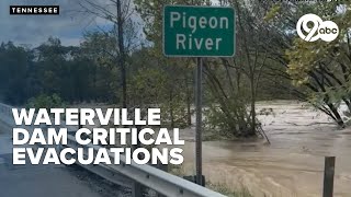 Tennessee evacuation order as dam reaches critical breach Catastrophic failure possible [upl. by Aisaim]