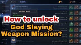 How to unlock God Slaying Weapon in Mir4 [upl. by Suoilenroc]