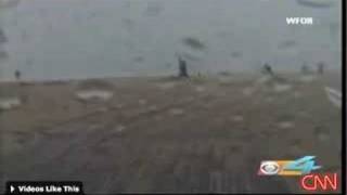 Kite Flying Accident75 MPH Winds in Florida Hurricane 2008 [upl. by Hersch]