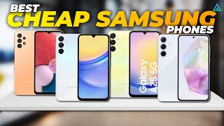 Top 5 Best Cheap Samsung Phones 2024  Best Budget Samsung Smartphones [upl. by Alleon]