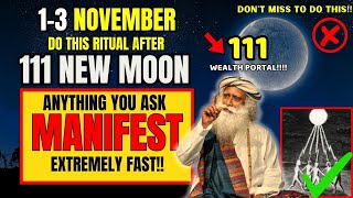 ✅13rd November 2024 New Moon MANIFESTATION Portal is Open Manifest Miracles❤️ [upl. by Terr]