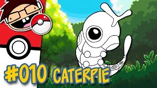 How to Draw 010 CATERPIE  Narrated Easy StepbyStep Tutorial  Pokemon Drawing Project [upl. by Forland]