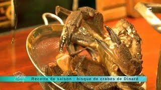 Recette de saison  bisque de crabes de Dinard [upl. by Baily]