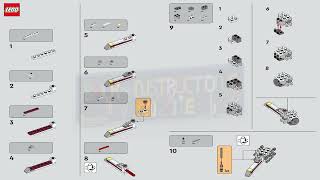 LEGO instructions  Magazine Gift  912304  Xwing [upl. by Surtemed]