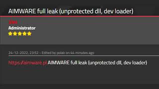 AIMWARE JUST GOT LEAKED NOT CRACKED LEAKED NEW FREE CHEAT [upl. by Doggett]