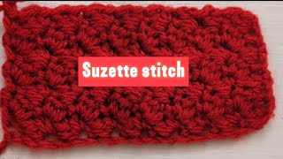 How to do the crochet Suzette stitch for beginners  Step by Step Tutorial  Crochet for beginners [upl. by Nofpets]