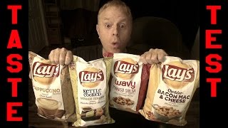 TASTE Test  LAYS DO US A FLAVOR  AMERICAN VERSION  USA USA [upl. by Yboc]