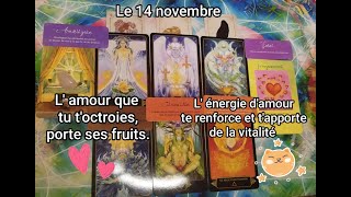 Guidance intemporelle du 14 novembre developpementspirituelméditationenergiedujourmedium [upl. by Violette302]