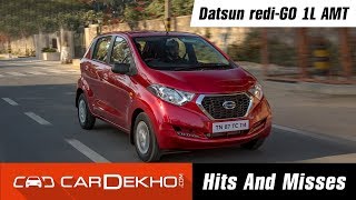 Datsun RediGo 1L AMT  Hits amp Misses  CarDekho [upl. by Cattima]