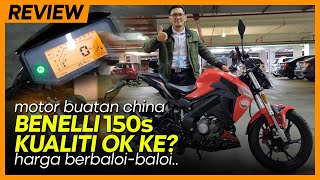 Review Motor Benelli 150s Harga RM8500 jerberbaloibaloi [upl. by Debo]