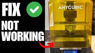 Anycubic Photon Mono M5s Not Working  How To Fix [upl. by Pampuch404]