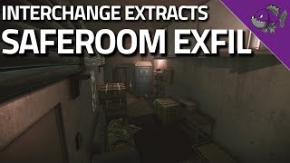 Saferoom Exfil  Interchange Extract Guide  Escape From Tarkov [upl. by Everick]