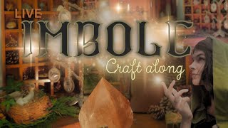 Live Imbolc crafting with Alwyn Oak [upl. by Wartow]