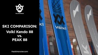 Ski Comparison 2024 Volkl Kendo 88 vs Peak 88 [upl. by Jevon]