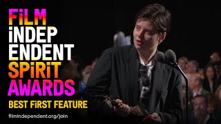 AFTERSUN wins BEST FIRST FEATURE at the 2023 Film Independent Spirit Awards [upl. by Lanta]