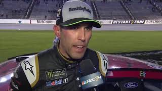 Almirola Logano continues to make things harder on himself [upl. by Aikahs627]