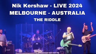 NIK KERSHAW  LIVE 2024  MELBOURNE  AUSTRALIA THE RIDDLE 80s CLASSIC [upl. by Knighton300]