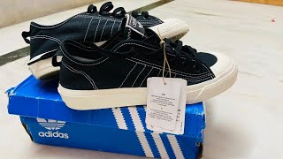 Adidas Originals Nizza Rf Canvas Shoe Unboxing [upl. by Wendall]