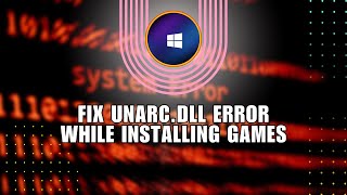 ❤ How to Fix UnarcDll Error While Installing Games  New Method  Full Tutorial [upl. by Sheba838]