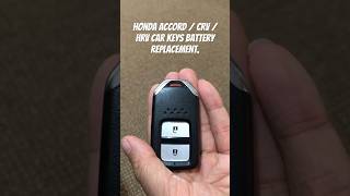 How to replace Proximity key fob battery for Honda CRV  HRV  Accord and all new Honda cars CR2032 [upl. by Orel]