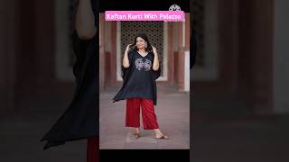 Kaftan dress with palazzo ytshorts viralvideo kaftandress [upl. by Cleo]