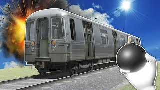 CRASHING A TRAIN WITH A BOMB  Disassembly VR Gameplay  Oculus VR Game [upl. by Geehan]