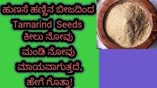 Amazing benefit of Tamarind seeds II ಹುಣಸೆ ಹಣ್ಣಿನ ಬೀಜದಿಂದ ಕೀಲು ನೋವು ಮಾಯ indianeducation [upl. by Rehm]