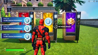 secret free vbucks map 💰 [upl. by Xirdnek]