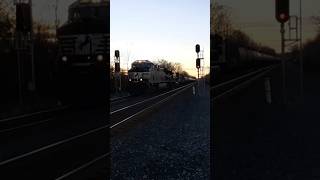 CSX B725 with NS at Weedsport NY crossing [upl. by Aiclid817]